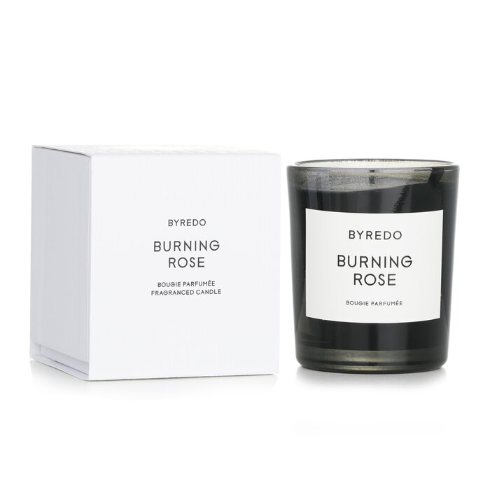 Свеча ароматическая Byredo Burning Rose, 70 г, для создания романтической атмосферы и уюта