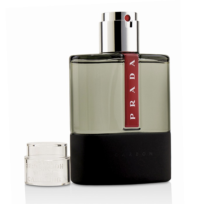 Eau de toilette Prada Luna Rossa Carbon 50 мл — фужерный аромат для мужчин с бергамотом и пачули
