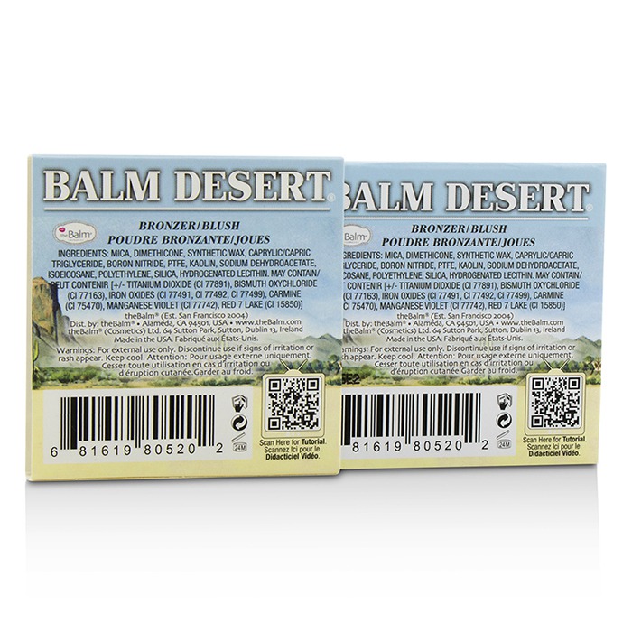 Румяна-бронзатор с легкой текстурой для лица TheBalm Balm Desert, 6,39 г