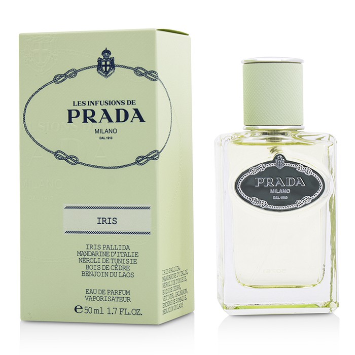 Prada Les Infusions D'Iris парфюмированная вода для женщин 200 мл — цветочно-древесный аромат с ирисом и мандарином