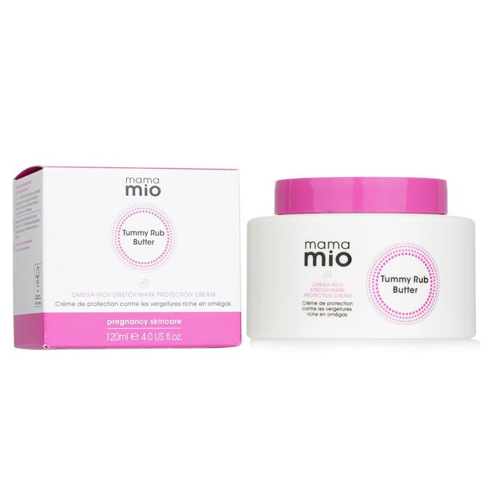 Крем для тела Mama Mio с маслом ши и кокосом 120 г, против растяжек, для живота и груди