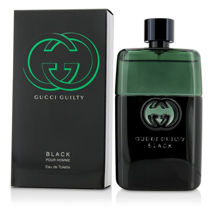 Gucci Guilty Black Pour Homme туалетная вода для мужчин с зелеными нотами, 50 мл