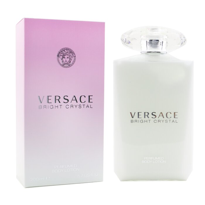Увлажняющий крем для тела Versace Bright Crystal с экстрактами, 200 мл