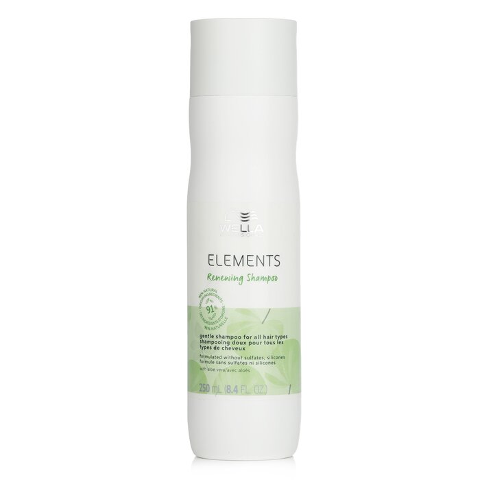 Шампунь для восстановления Wella Elements с комплексом NuTREE для всех типов волос, 1000 мл