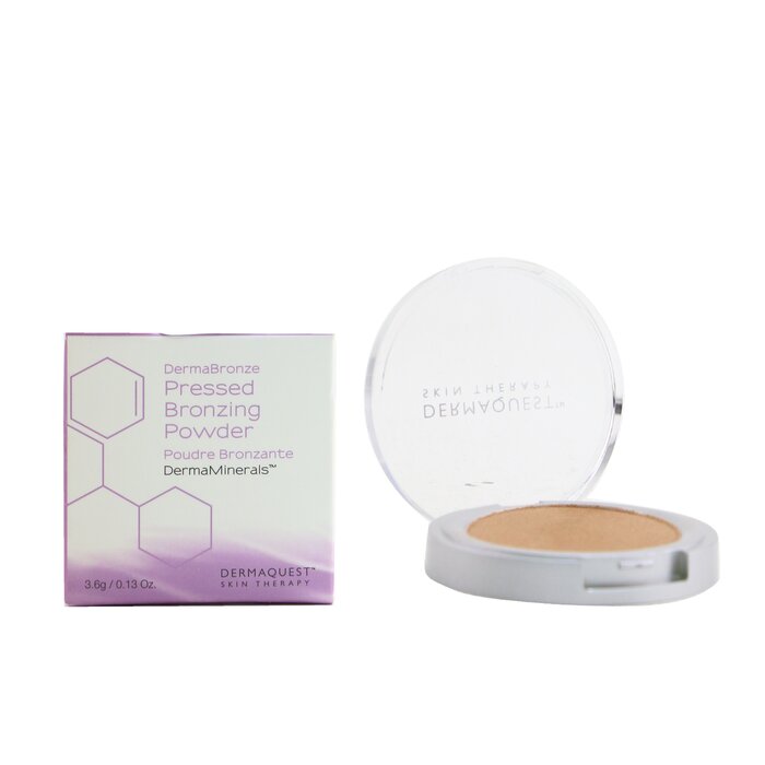 Прессованная бронзирующая пудра DermaBronze с дермаксилом для лица, 3.6 г