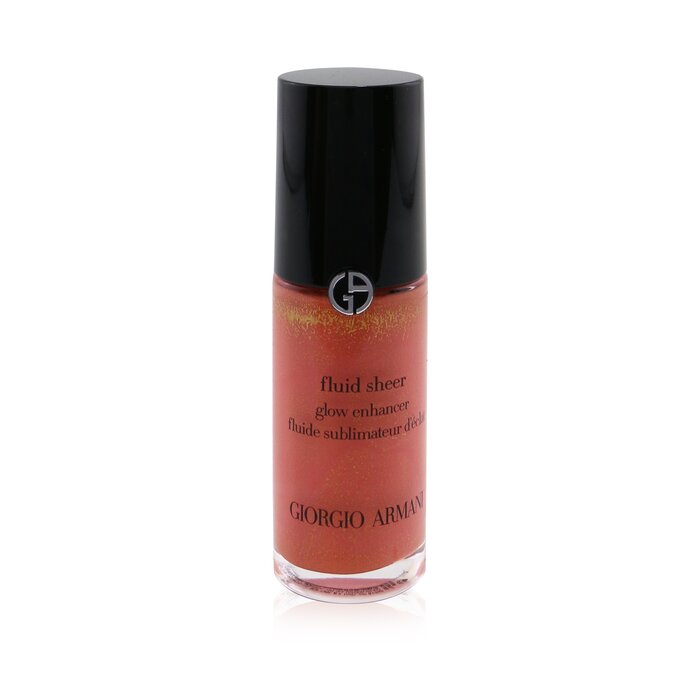 Сияющий жидкий хайлайтер Fluid Sheer от Giorgio Armani для лица, 18 мл