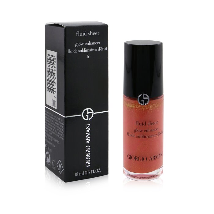 Сияющий жидкий хайлайтер Fluid Sheer от Giorgio Armani для лица, 18 мл