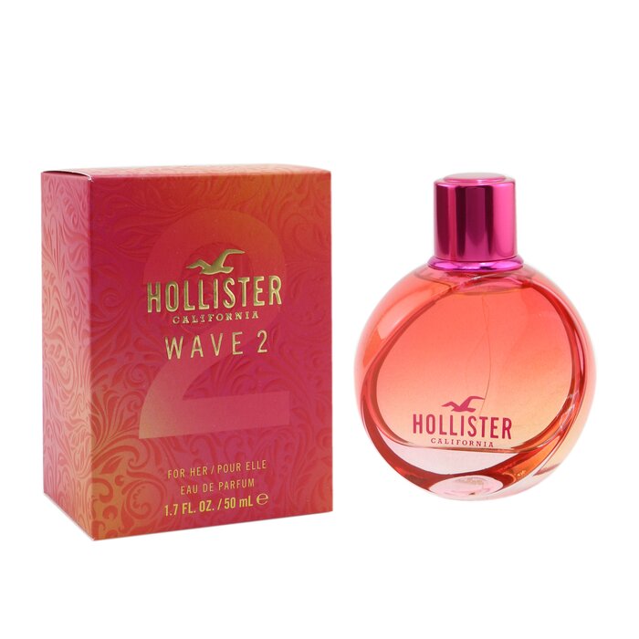 Hollister Wave 2 парфюмированная вода 50 мл для женщин с цветочно-фруктовыми нотами, вдохновлённая летним настроением.
