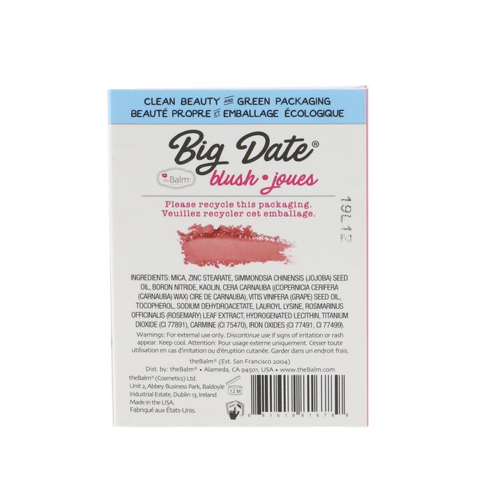 Румяна Powder Blush Third Date с маслом жожоба и виноградных косточек для лица, 6.5 г
