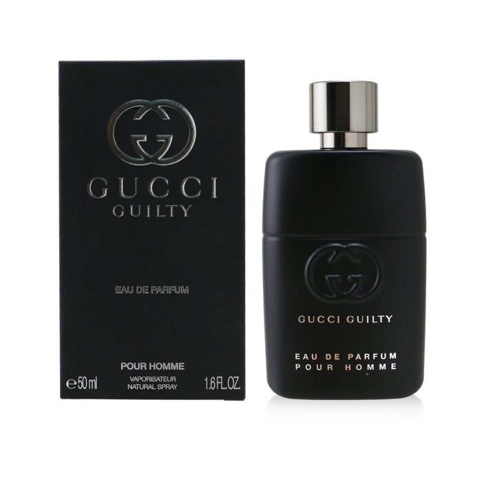 Gucci Guilty Pour Homme Eau De Parfum, 50 мл — древесно-пряный аромат для мужчин с нотами розы, лаванды и кедра.