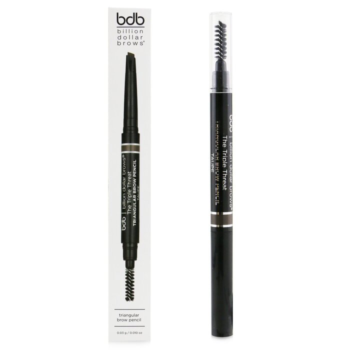 Карандаш для бровей Billion Dollar Brows с треугольным срезом, 0.03 г — для естественного контурирования и растушёвки