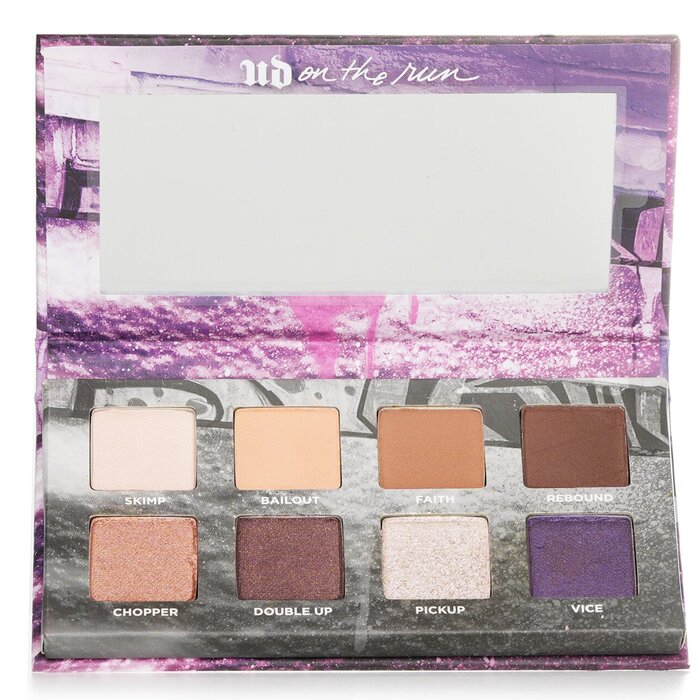 Мини-палитра теней для век Urban Decay с 8 оттенками, матовые и металлические текстуры, 8x0,8 г