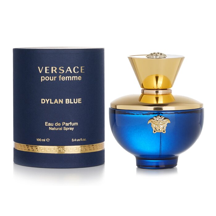 Парфюмерная вода Versace Dylan Blue для женщин, цветочно-фруктово-деревянный аромат, 50 мл