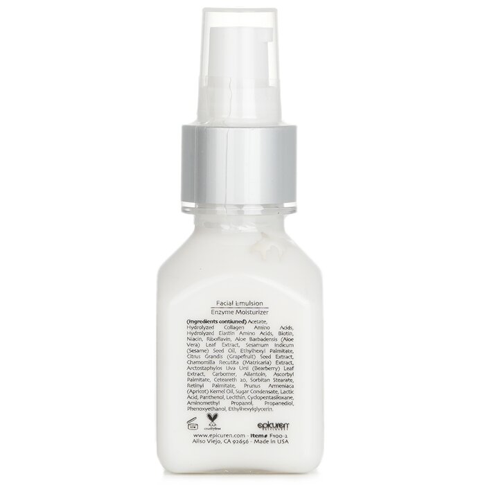 Facial Emulsion Enzyme Увлажняющее Средство - для Нормальной и Комбинированной Кожи