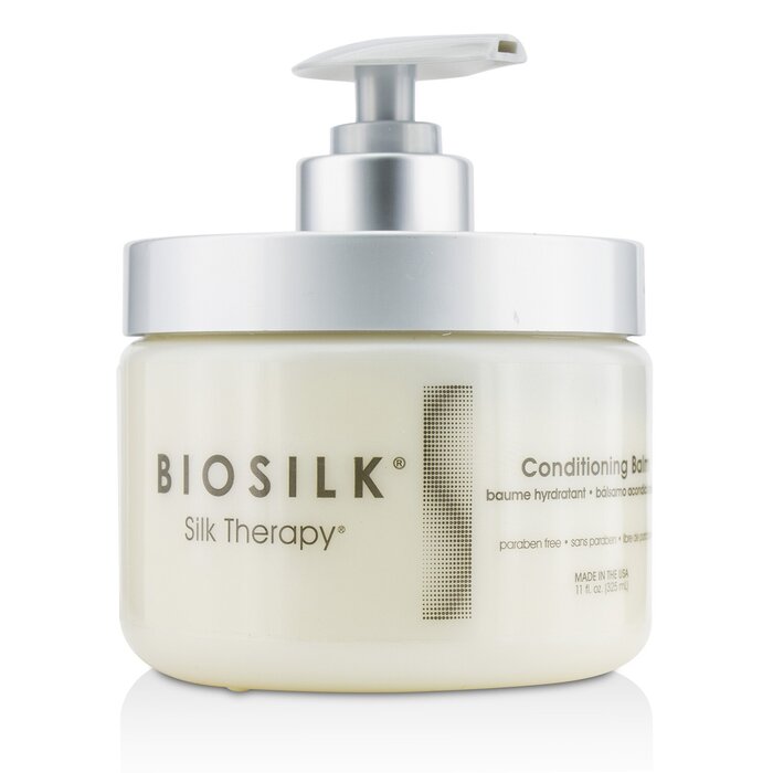 Бальзам для волос Biosilk с шелковыми белками, 739 мл — глубокое питание и восстановление для поврежденных локонов