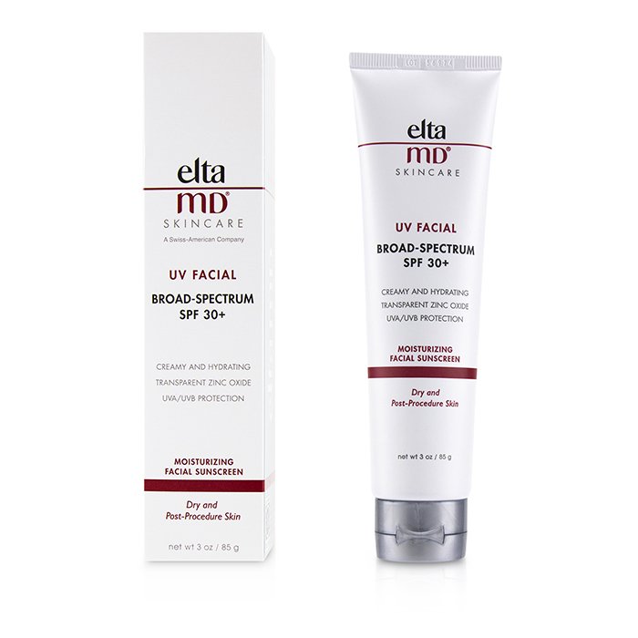 Увлажняющий солнцезащитный крем для лица EltaMD SPF 30, 85 г - для сухой и чувствительной кожи