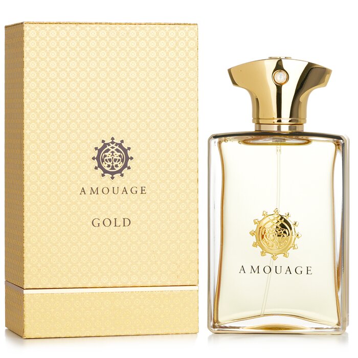 Amouage Gold парфюм для мужчин, 100 мл — древесный, цветочный, мускусный аромат для особых случаев.