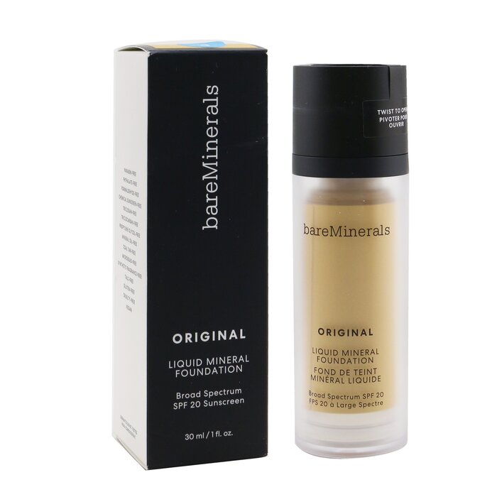 Жидкий минеральный тональный крем BareMinerals SPF 20 для очень светлой кожи, 30 мл