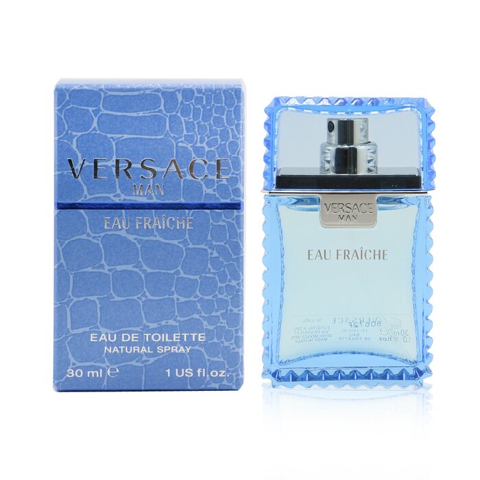 Versace Eau Fraiche туалетная вода 50 мл для мужчин с яркими нотами лимона и древесными акцентами