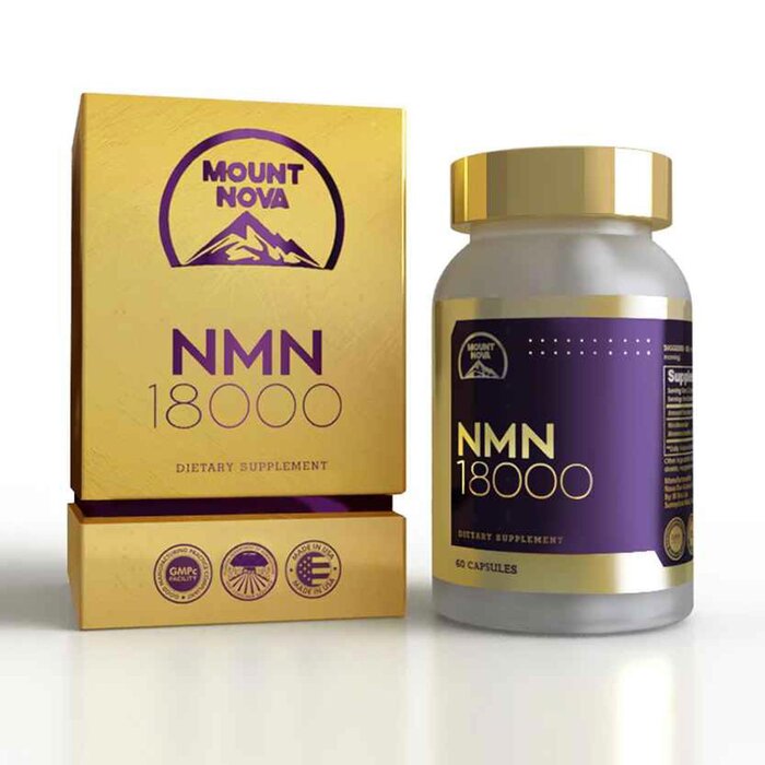 MOUNT NOVA NMN 18000 — биодобавка с никотинамидом мононуклеотидом для активации белка долголетия, 60 г