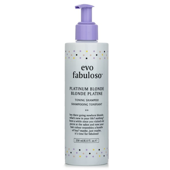 Шампунь для тонирования Evo Fabuloso с фиолетовыми пигментами для блондированных волос 250 мл