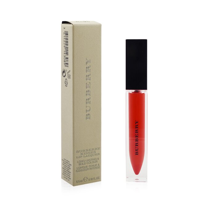 Лак для губ Burberry Kisses с гиалуроновой кислотой, оттенок № 41 Military Red, 5.5 мл
