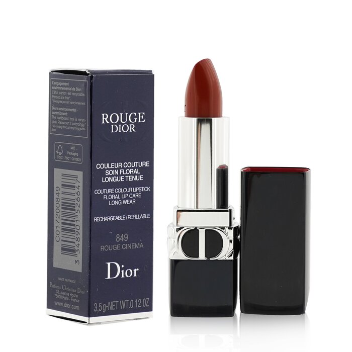 Губная помада Rouge Dior с экстрактами пиона и граната, 3.5 г