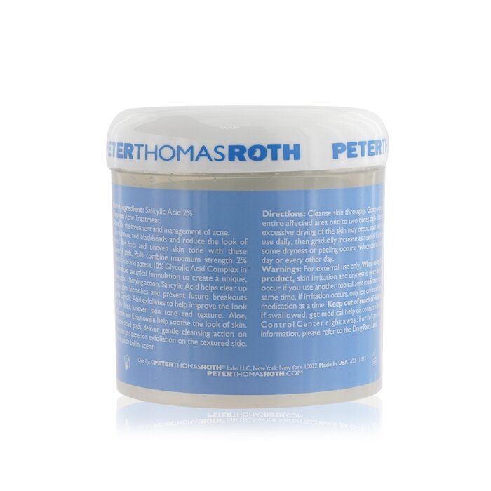 Патчи для лица Peter Thomas Roth с эффектом отшелушивания, 60 шт.