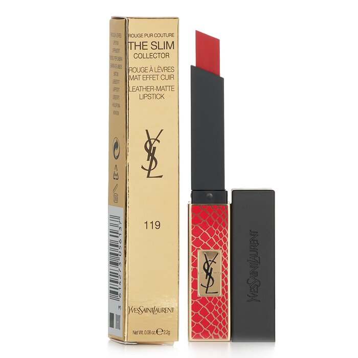 Помада матовая Rouge Pur Couture The Slim Wild Edition с высоким пигментом для губ, 2.2 г