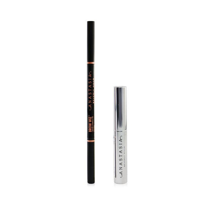 Набор для бровей Anastasia Beverly Hills: карандаш Brow Wiz 0.085g и гель Clear Brow Gel 2.5ml