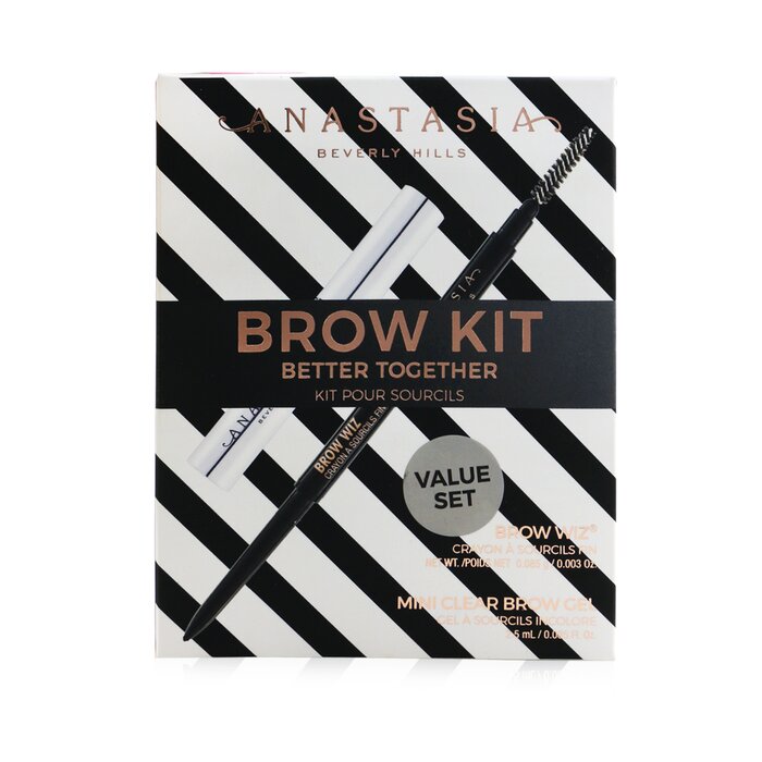 Набор для бровей Anastasia Beverly Hills: карандаш Brow Wiz 0.085g и гель Clear Brow Gel 2.5ml