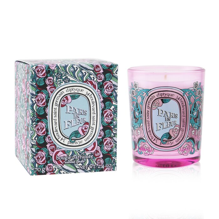 Ароматическая свеча Diptyque Paris en Fleurs с цветочным ароматом, 70 г