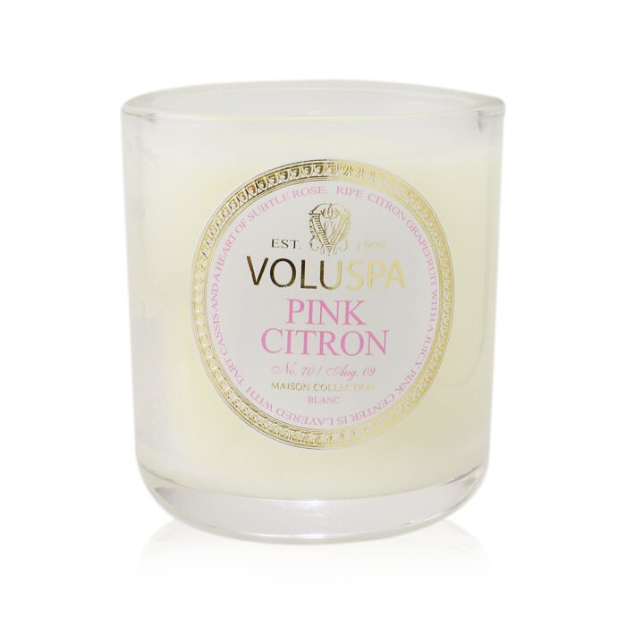 Ароматическая свеча Voluspa с розовым цитроном 85 г