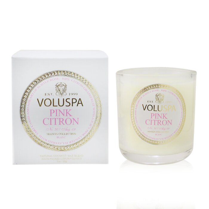 Ароматическая свеча Voluspa с розовым цитроном 85 г