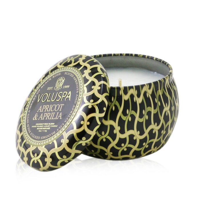 Миниатюрная свеча Voluspa с ароматом персика и априлии, кокосовый воск, 113 г