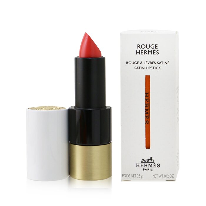 Помада сатиновая Rouge Hermes с оттенком #85 Rouge H для губ, 3,5 г