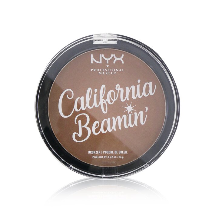 Бронзирующая пудра для лица и тела с сатиновым финишем NYX California Beamin', 14 г