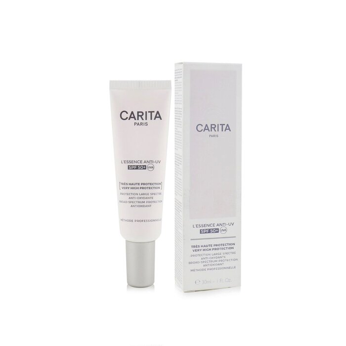 Carita солнцезащитный флюид с SPF 50 для лица 30 мл, водостойкий, защищает от UVA/UVB излучения