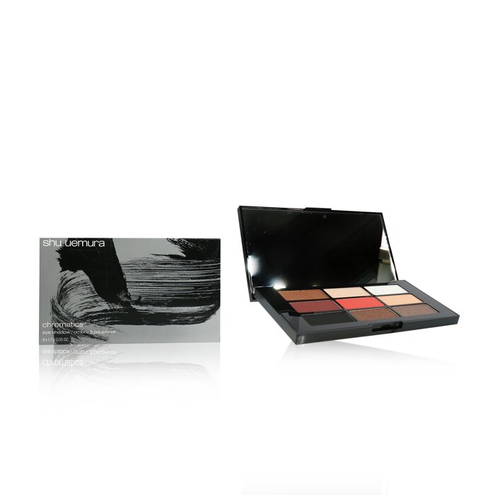 Палитра теней для век Shu Uemura Chromatics 9 оттенков (9x1.7 г) — высокая пигментация и уход за кожей век