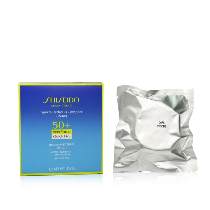 Shiseido компактная основа для макияжа SPF 50, 12 г, с увлажнением и защитой от воды