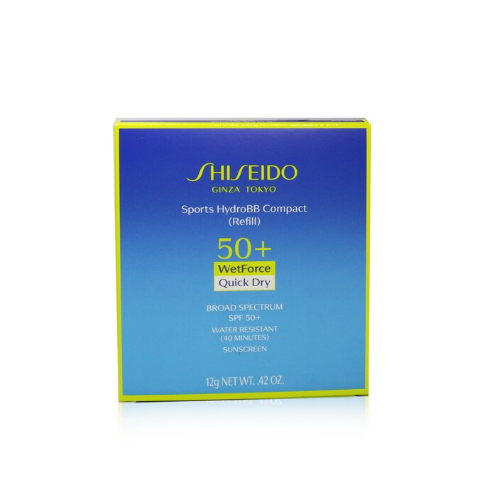 Shiseido компактная основа для макияжа SPF 50, 12 г, с увлажнением и защитой от воды