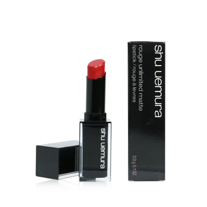 Матовая помада Shu Uemura Rouge Unlimited с церемидами для губ, 3 г
