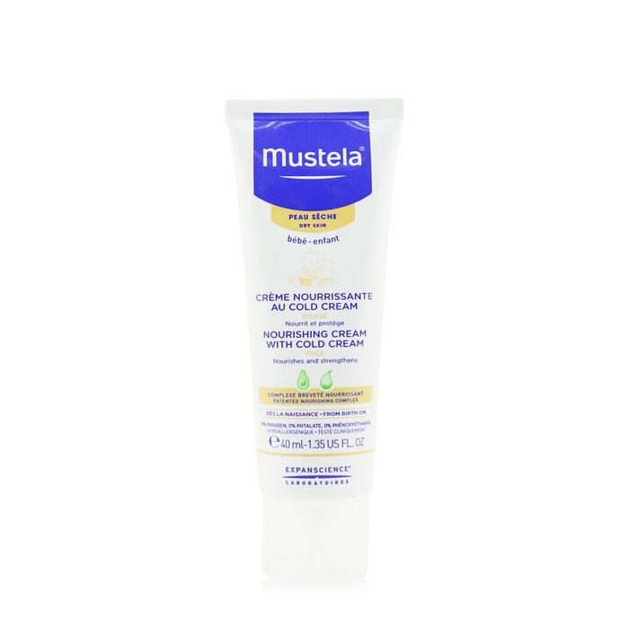 Крем для лица Mustela с холодным кремом и авокадо для чувствительной кожи детей, 40 мл