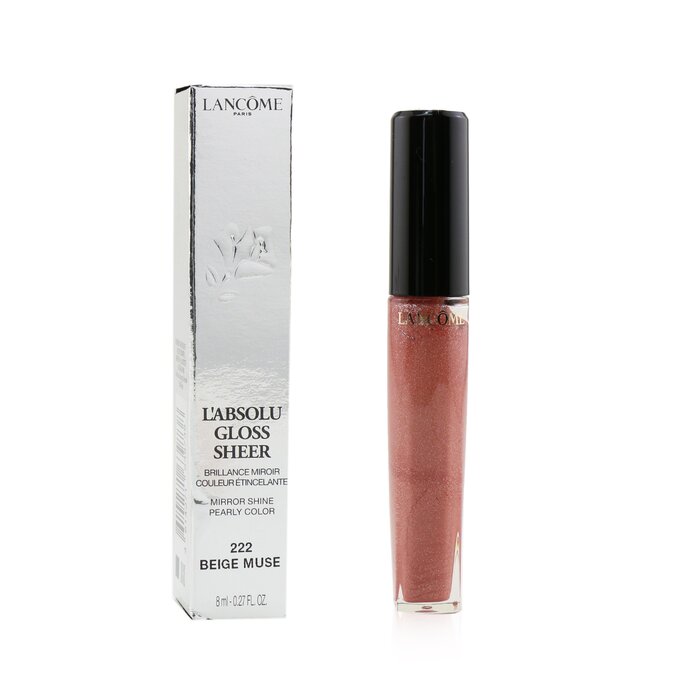 Lancome блеск для губ L'Absolu Gloss Sheer с перламутровыми частицами, 8 мл