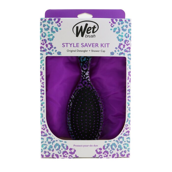 Набор для ухода за волосами Wet Brush: расческа Detangler и шапочка для душа (2 шт.)