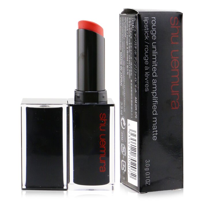 Помада Shu Uemura Rouge Unlimited матовая с маслом цубаки для губ, 3 г
