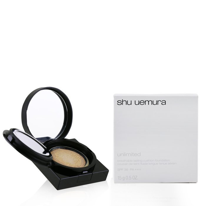 Тональный крем-кушон Shu Uemura с SPF 36 для лица, 15 г, легкое покрытие, дышащая текстура, ухаживает за кожей