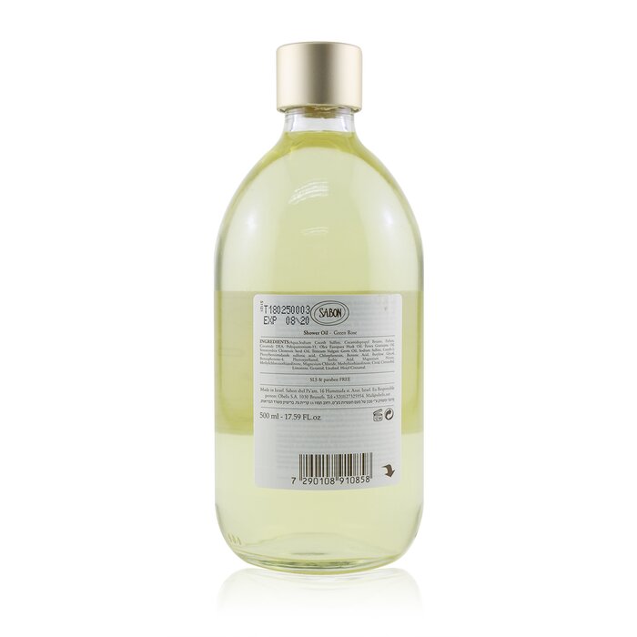 Гель для душа Sabon с маслами зелёной розы, 500 мл