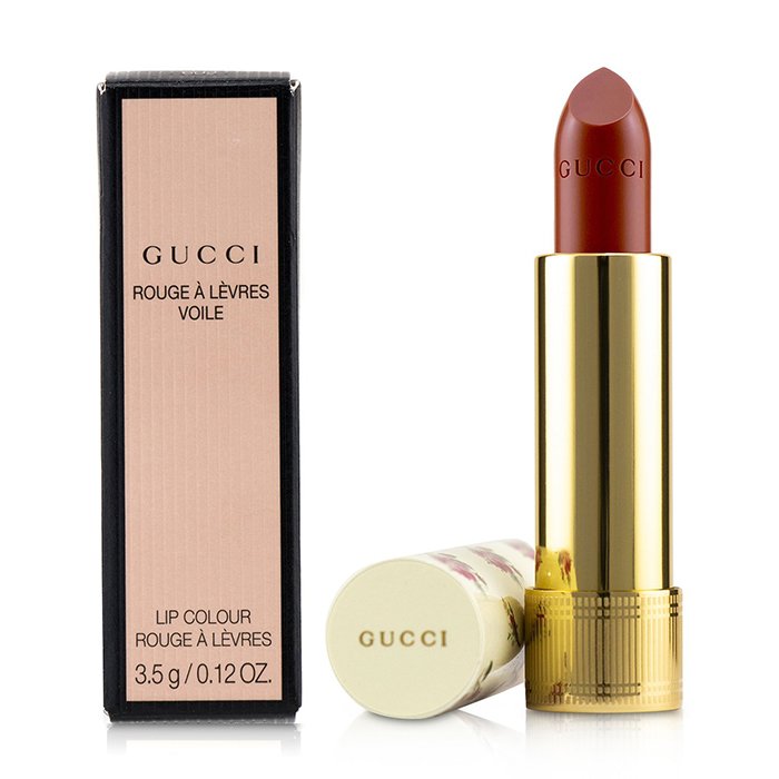 Помада для губ Gucci Rouge à Lèvres Voile с увлажняющим эффектом, 402 Vantine Fuchsia, 3.5 г