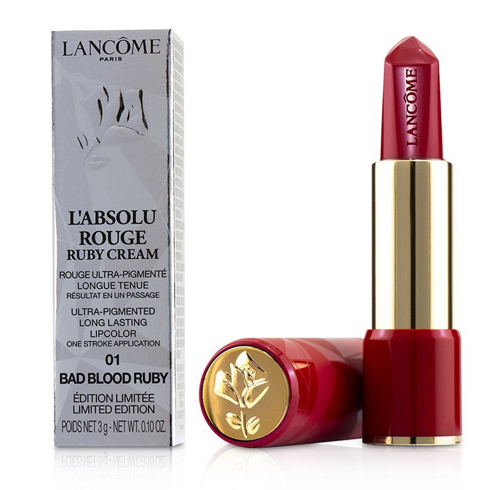 Сатиновая помада для губ с увлажняющими компонентами Lancome L'Absolu Rouge Ruby, 3 г